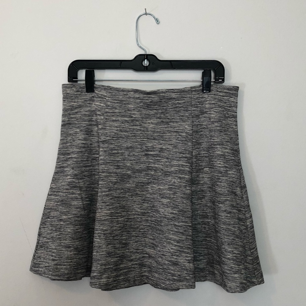 Heather Gray Skater Skirt